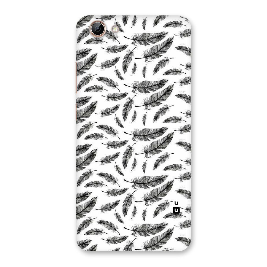 Black Feather Back Case for Vivo Y71