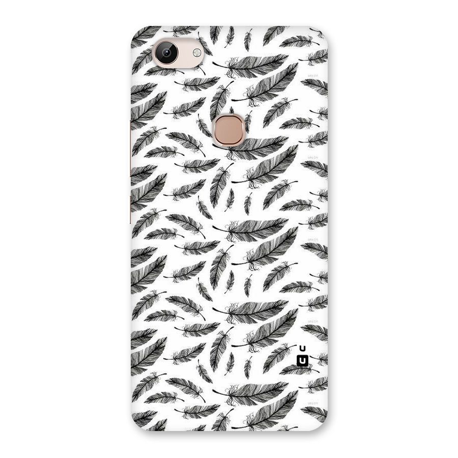 Black Feather Back Case for Vivo Y83