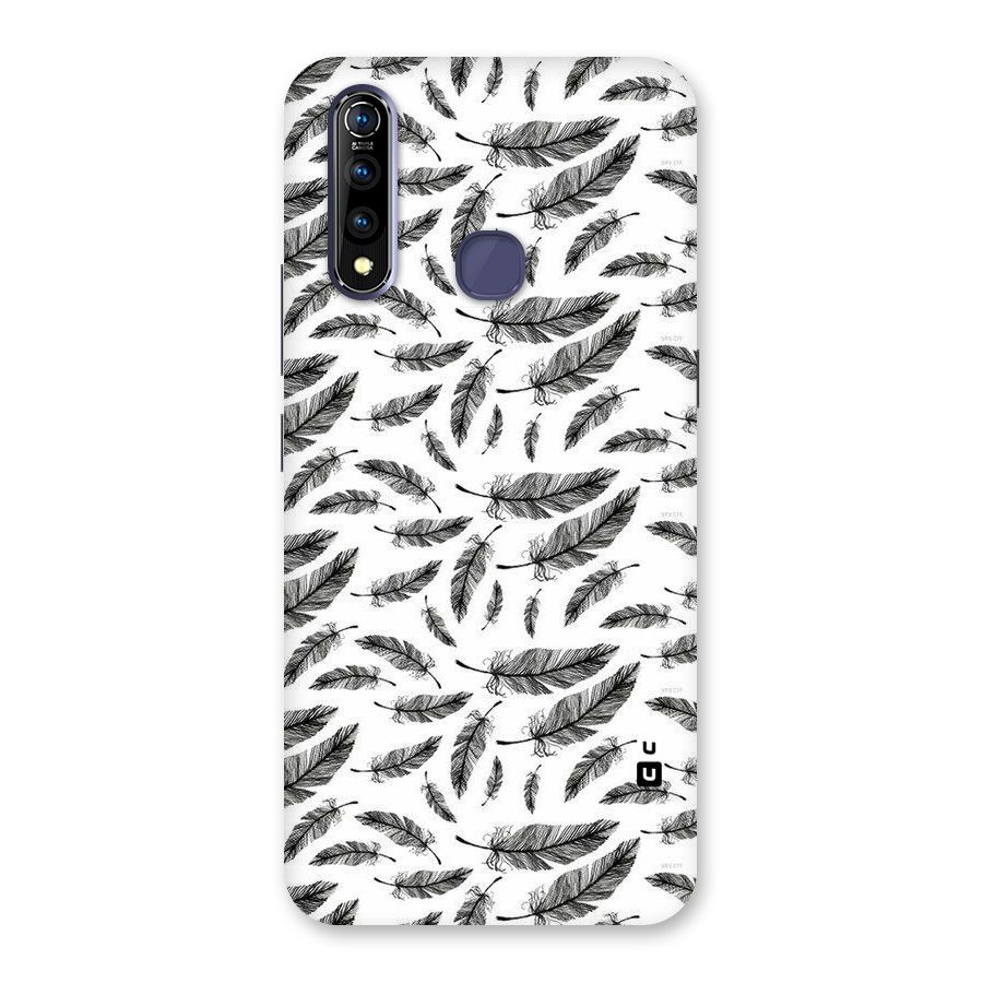 Black Feather Back Case for Vivo Z1 Pro
