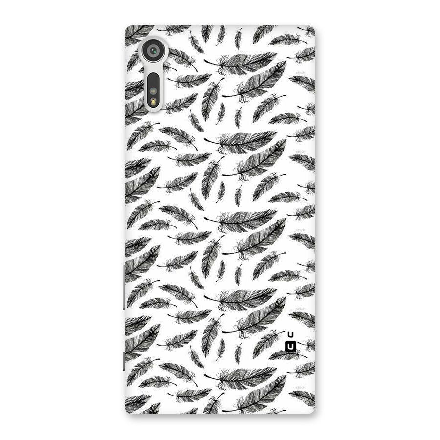 Black Feather Back Case for Xperia XZ