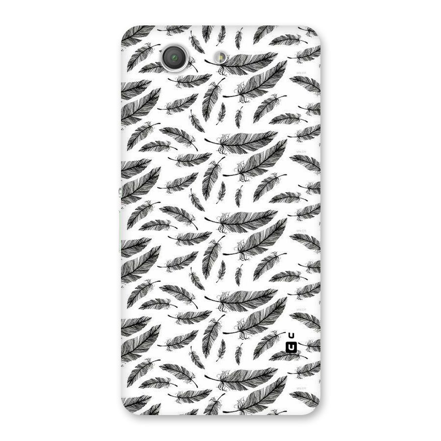 Black Feather Back Case for Xperia Z3 Compact