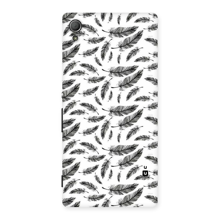 Black Feather Back Case for Xperia Z4