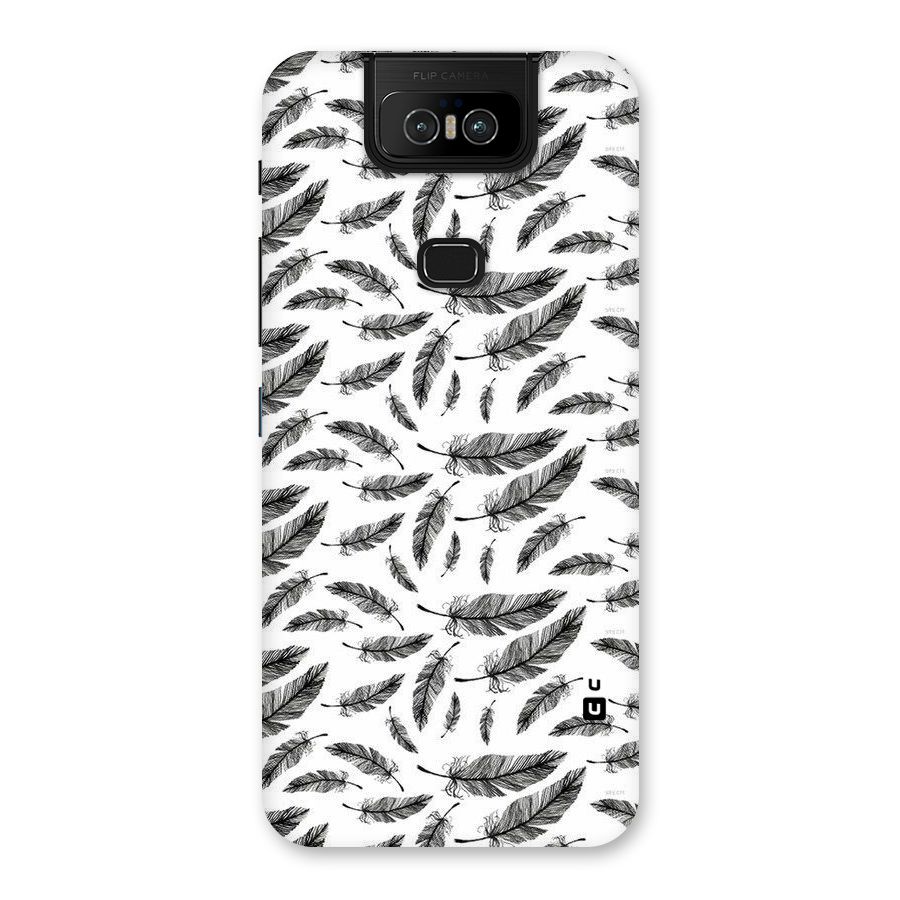 Black Feather Back Case for Zenfone 6z