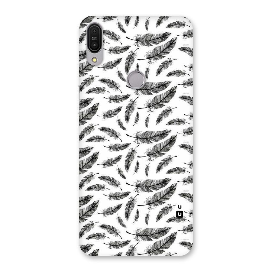 Black Feather Back Case for Zenfone Max Pro M1