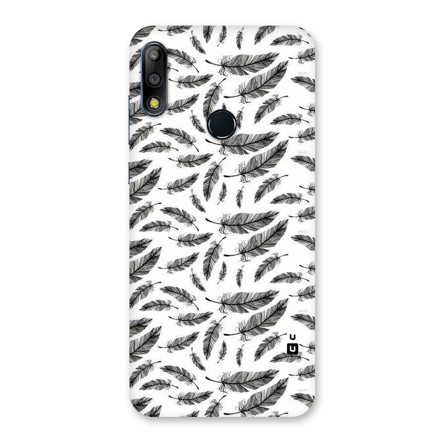 Black Feather Back Case for Zenfone Max Pro M2