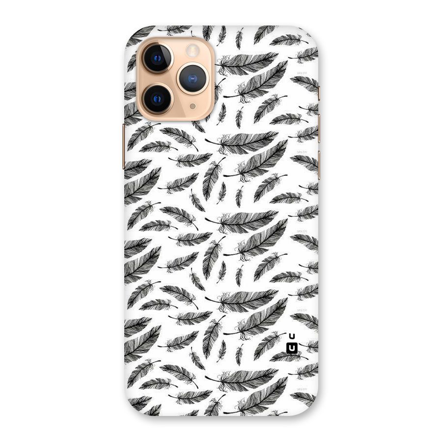 Black Feather Back Case for iPhone 11 Pro