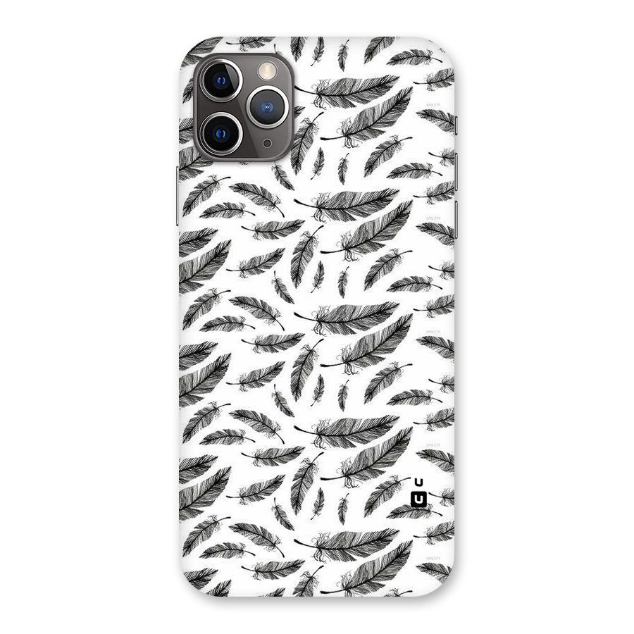 Black Feather Back Case for iPhone 11 Pro Max