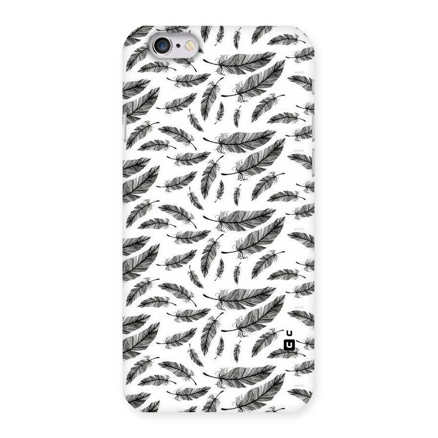 Black Feather Back Case for iPhone 6 6S