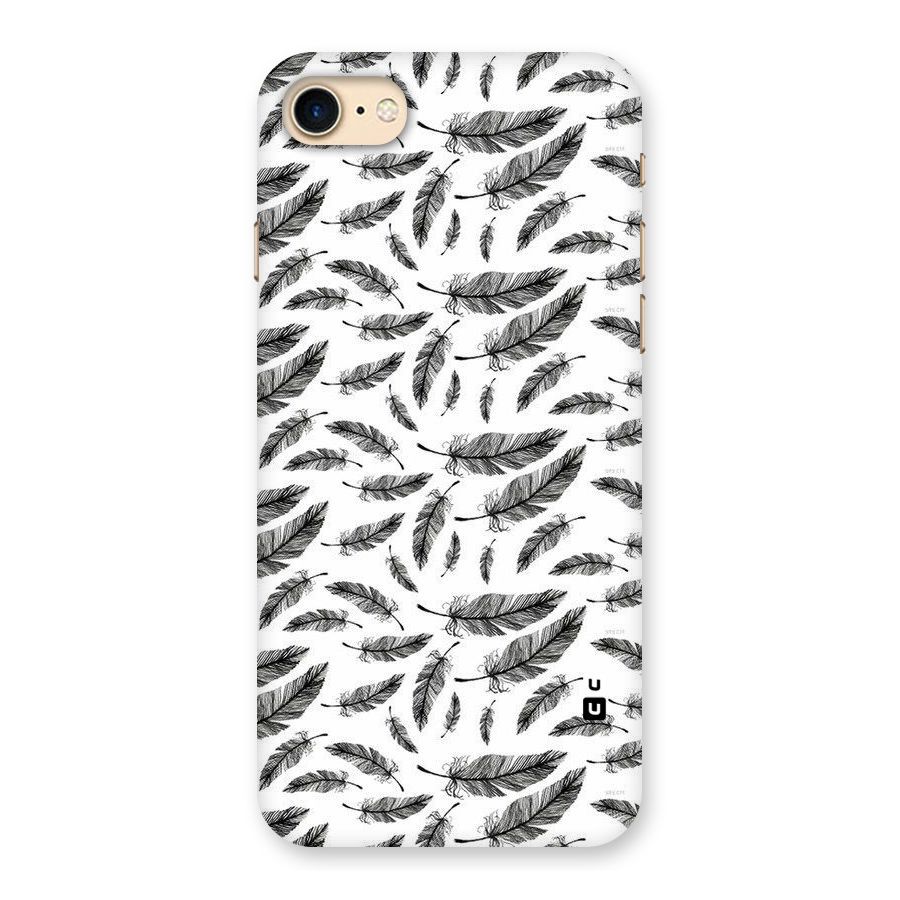Black Feather Back Case for iPhone 7