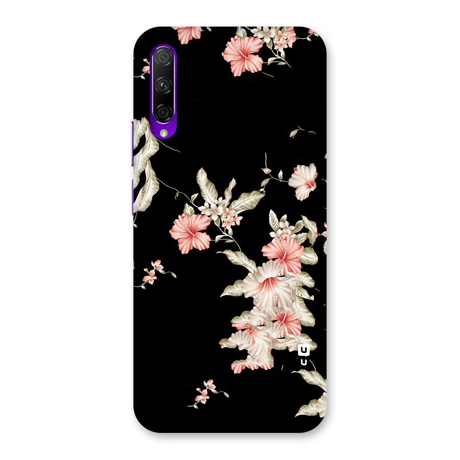 Black Floral Back Case for Honor 9X Pro