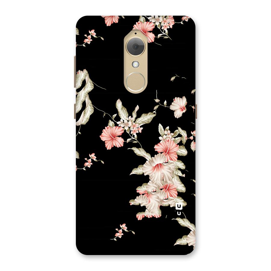 Black Floral Back Case for Lenovo K8