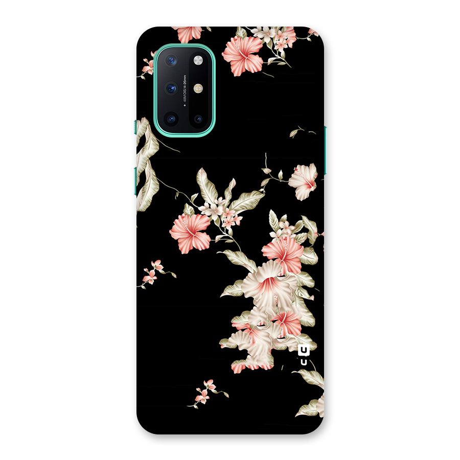 Black Floral Back Case for OnePlus 8T