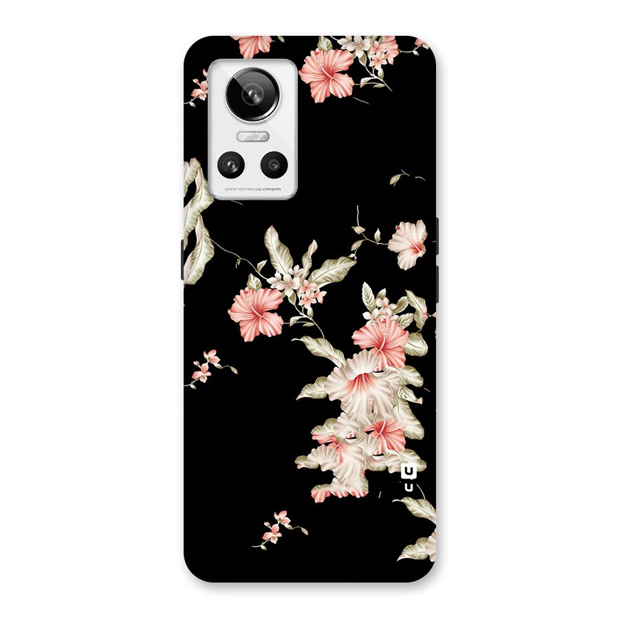 Black Floral Back Case for Realme GT Neo 3