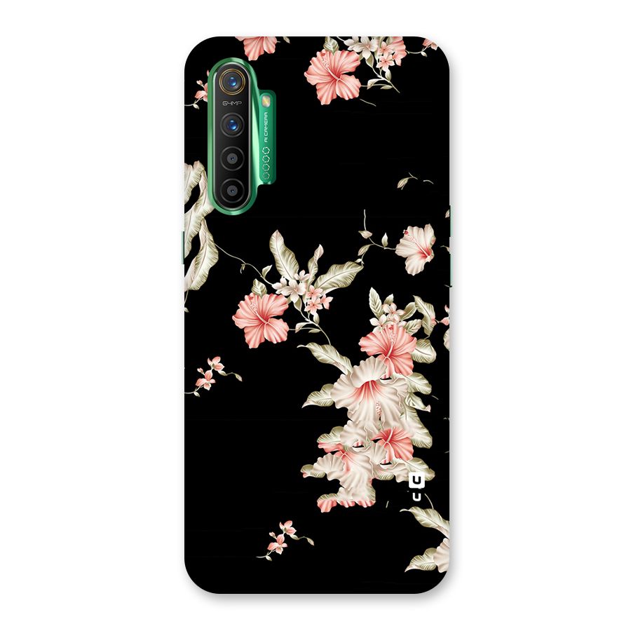 Black Floral Back Case for Realme X2