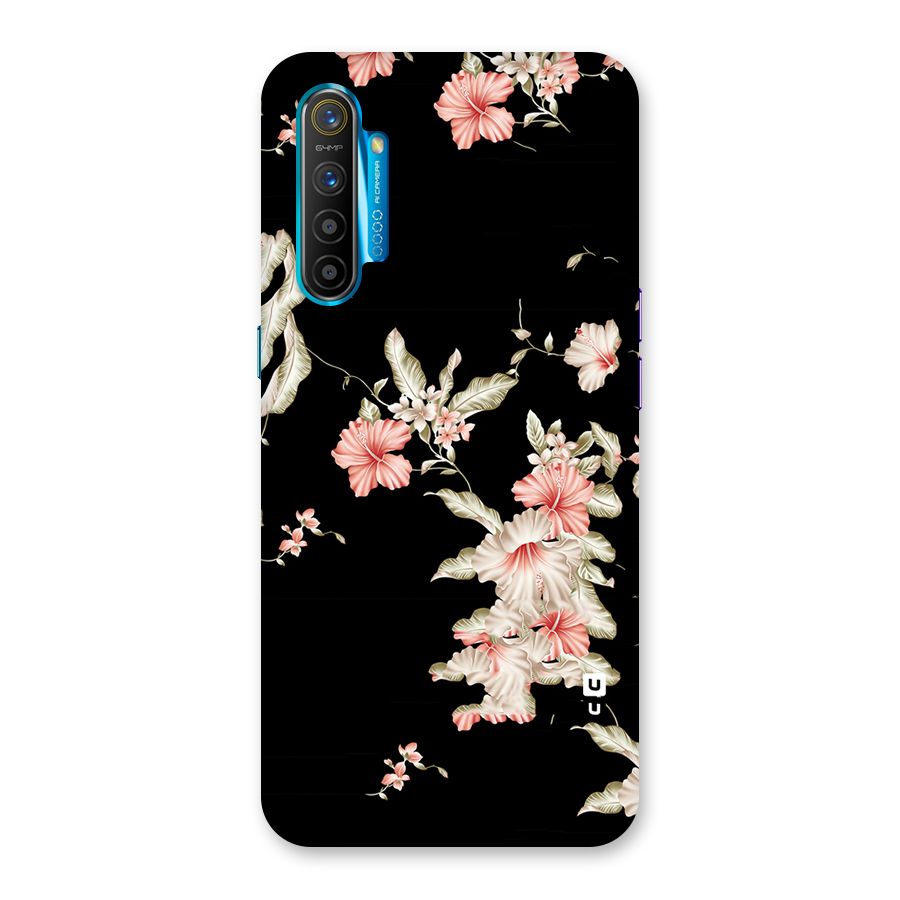Black Floral Back Case for Realme XT