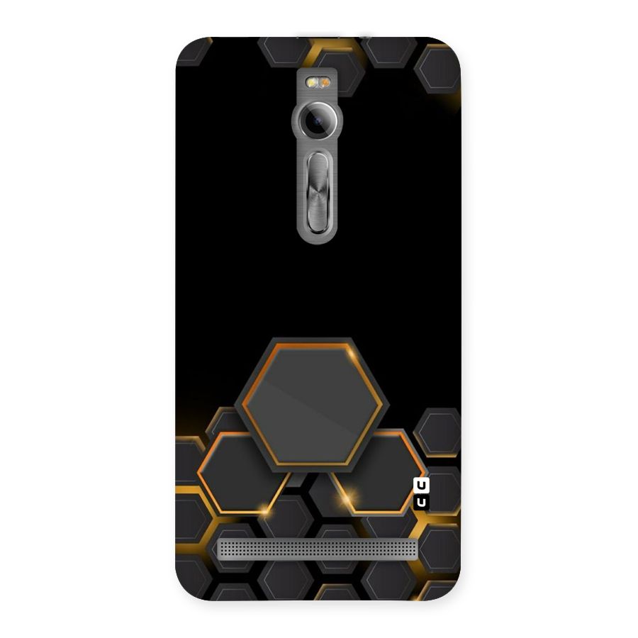 Black Gold Hexa Back Case for Asus Zenfone 2