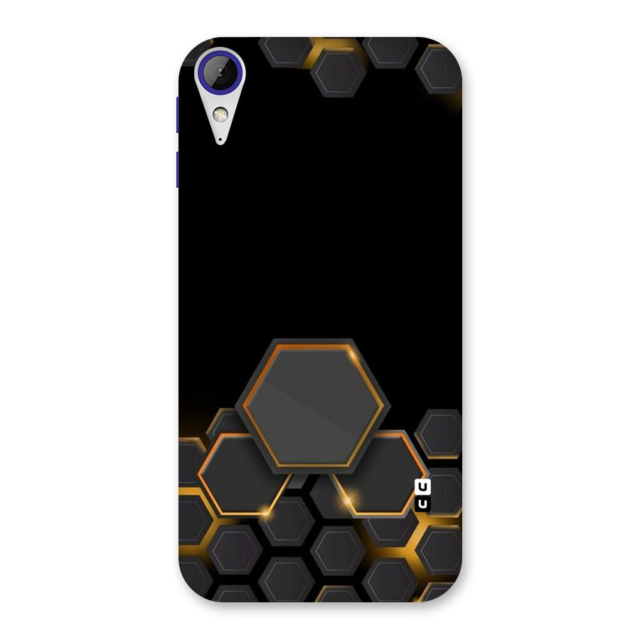 Black Gold Hexa Back Case for Desire 830