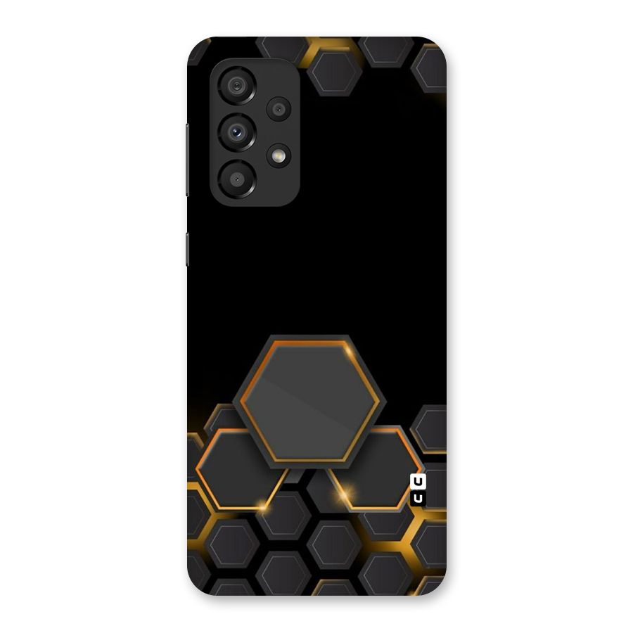 Black Gold Hexa Back Case for Galaxy A33 5G