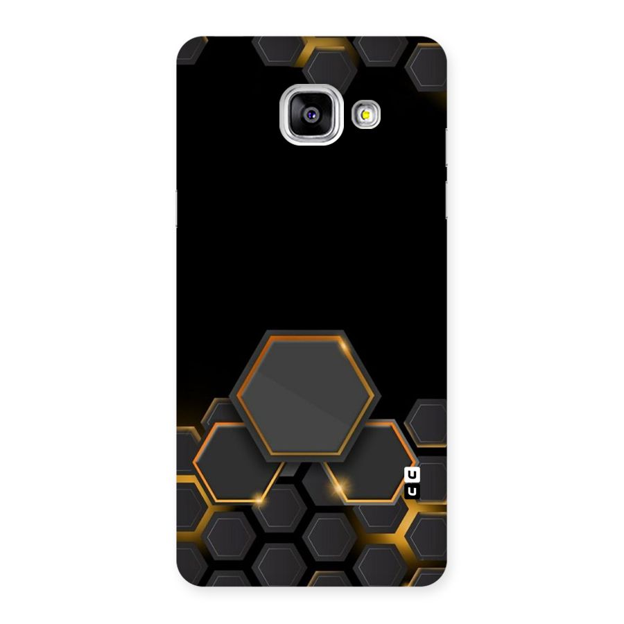 Black Gold Hexa Back Case for Galaxy A5 2016