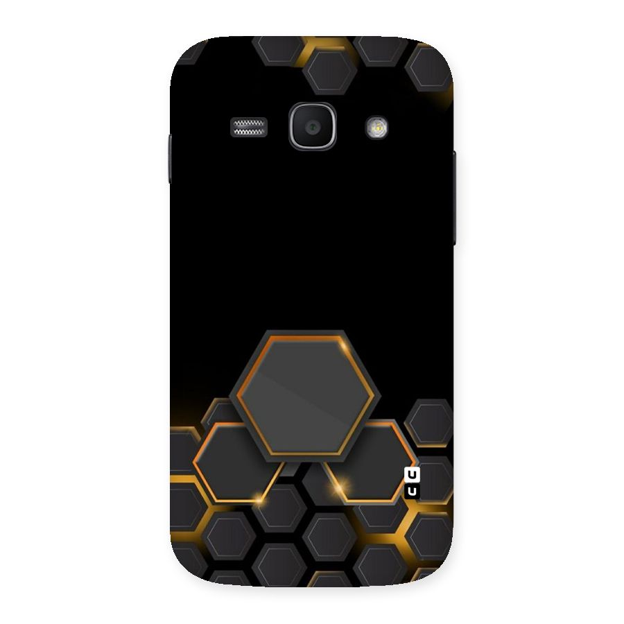Black Gold Hexa Back Case for Galaxy Ace 3