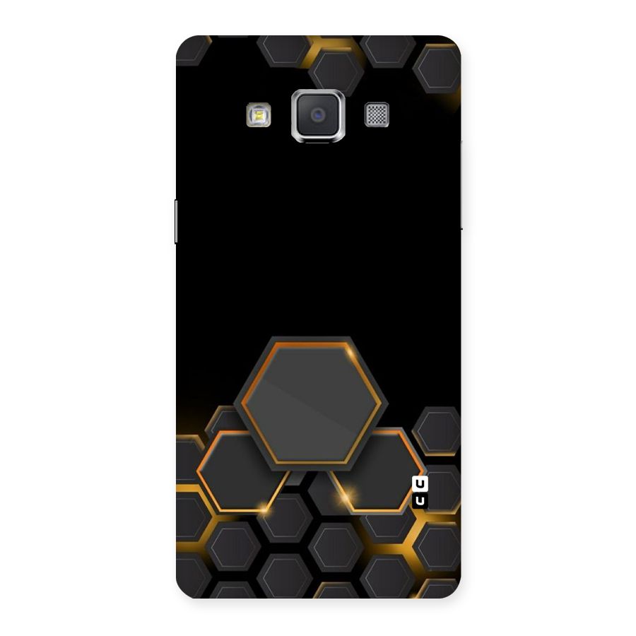 Black Gold Hexa Back Case for Galaxy Grand Max