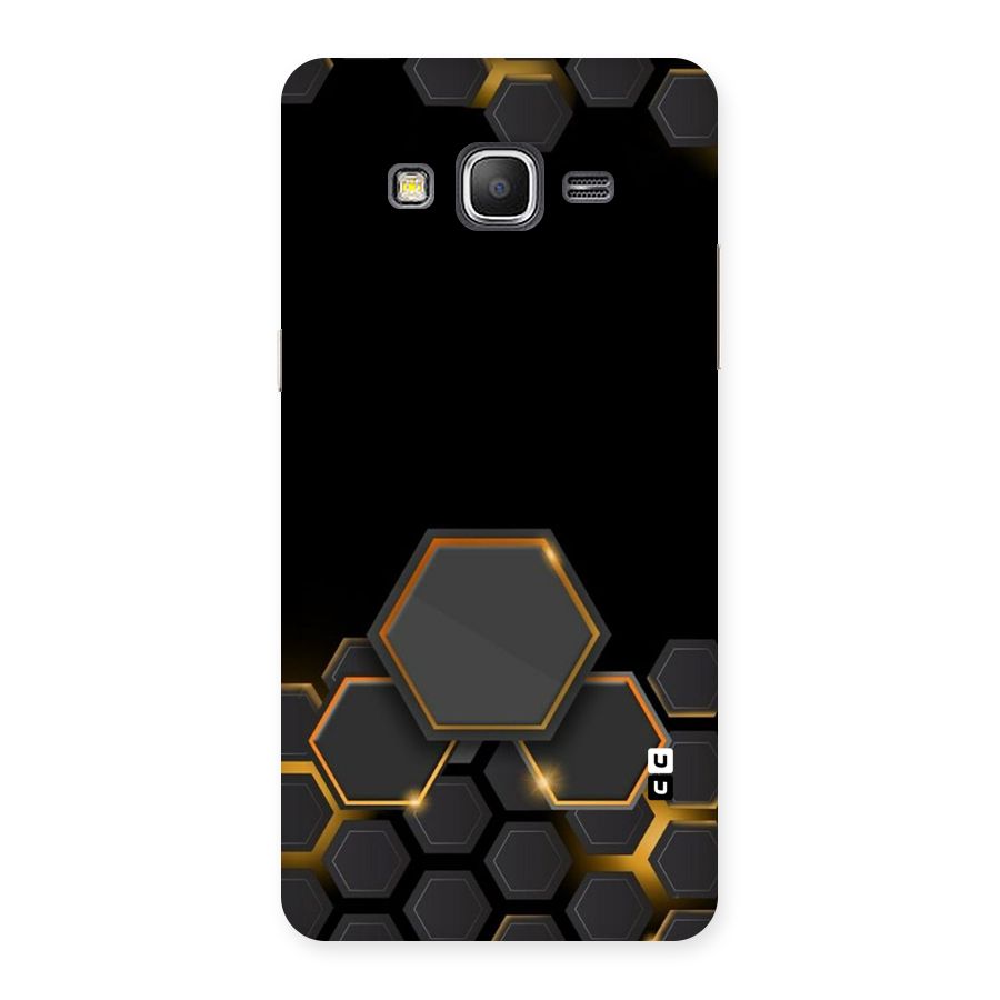 Black Gold Hexa Back Case for Galaxy Grand Prime