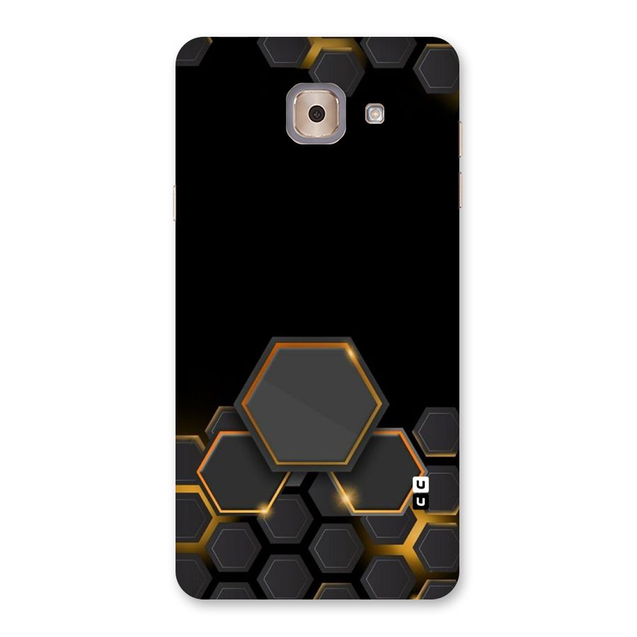 Black Gold Hexa Back Case for Galaxy J7 Max