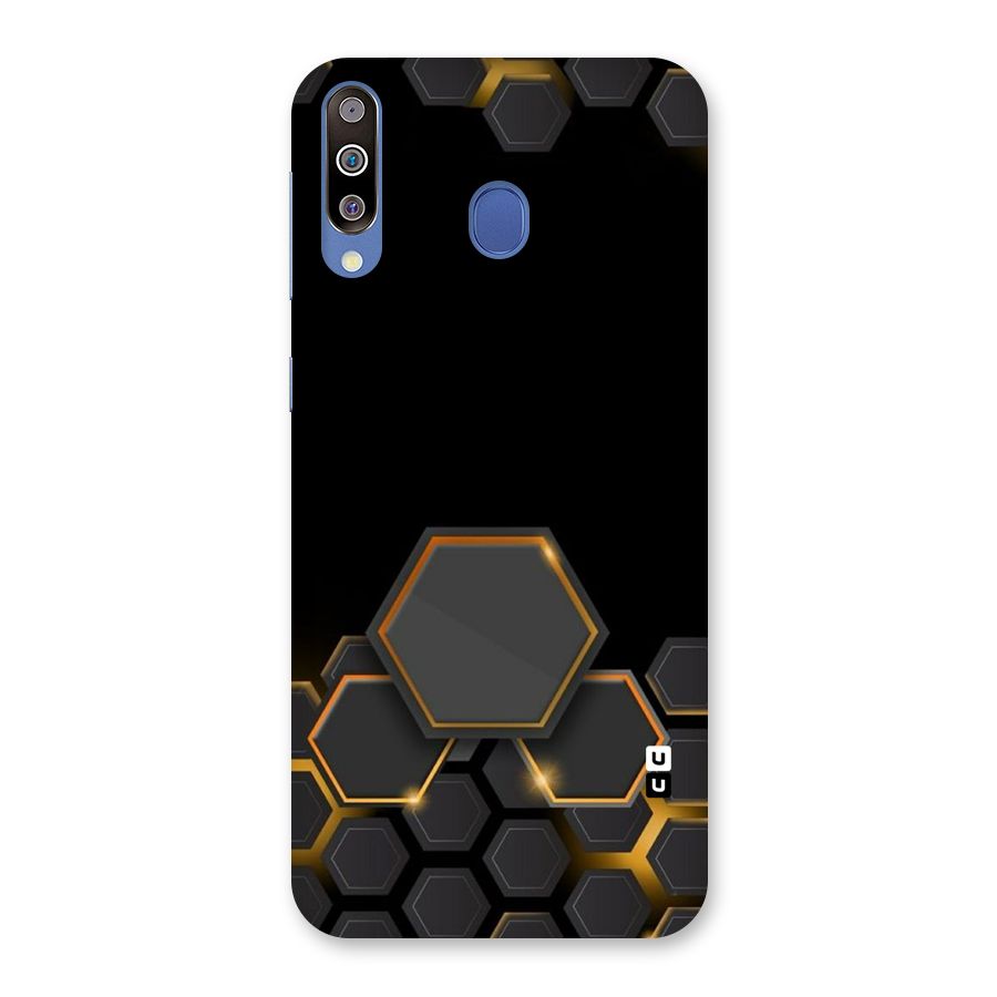 Black Gold Hexa Back Case for Galaxy M30