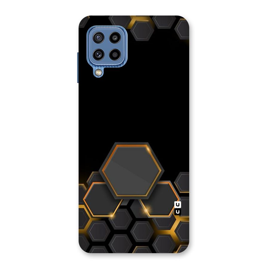 Black Gold Hexa Back Case for Galaxy M32