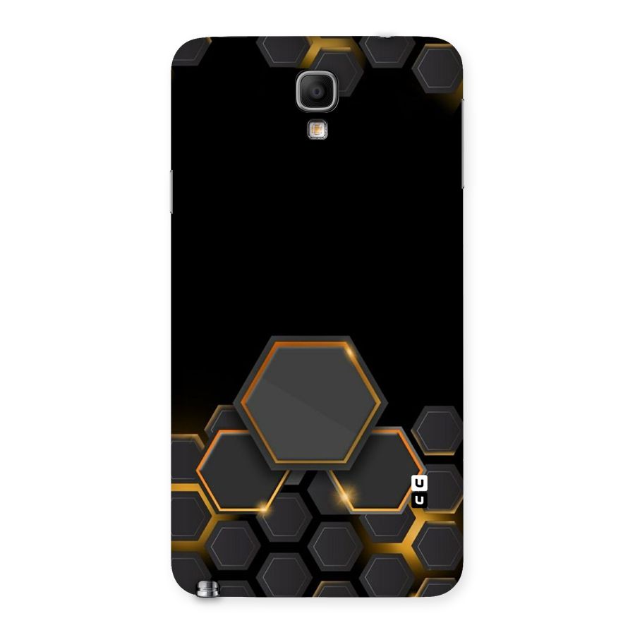 Black Gold Hexa Back Case for Galaxy Note 3 Neo