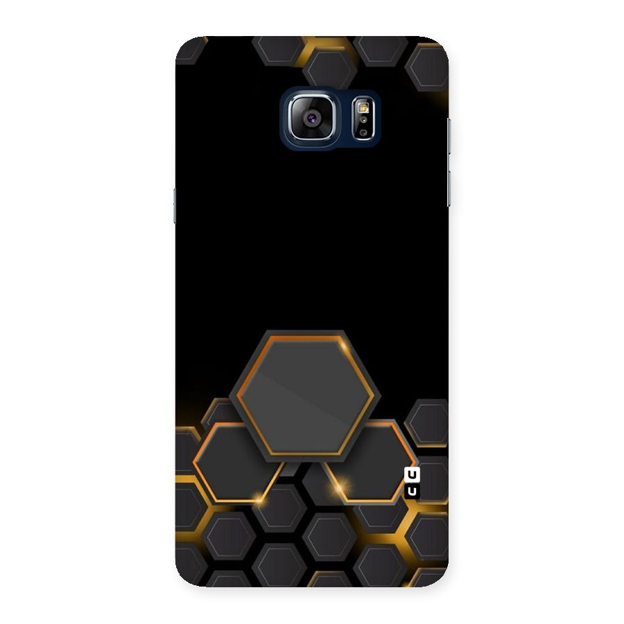 Black Gold Hexa Back Case for Galaxy Note 5