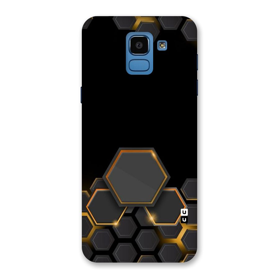Black Gold Hexa Back Case for Galaxy On6