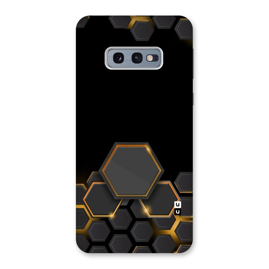 Black Gold Hexa Back Case for Galaxy S10e