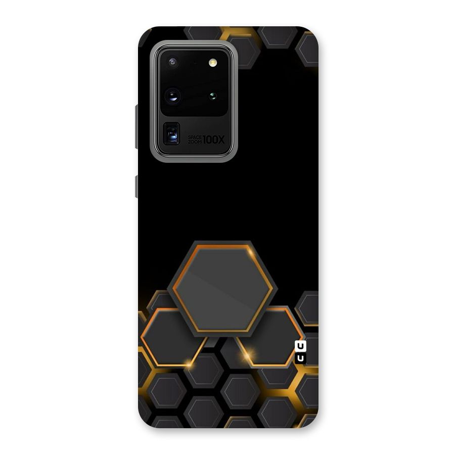 Black Gold Hexa Back Case for Galaxy S20 Ultra