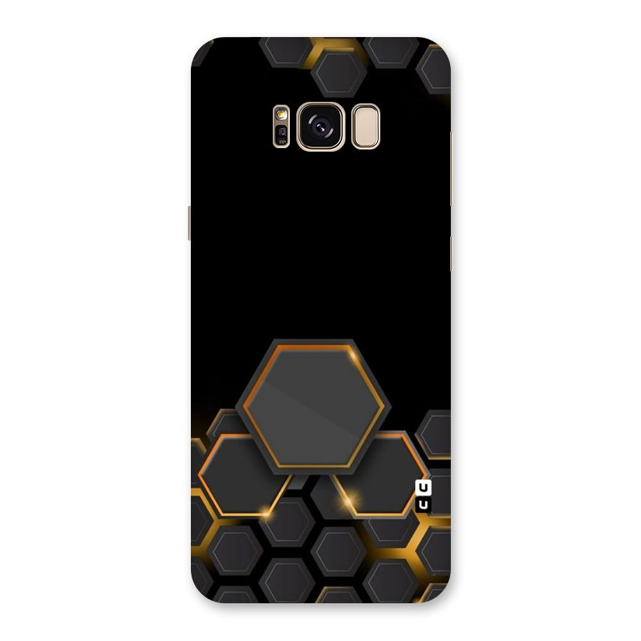 Black Gold Hexa Back Case for Galaxy S8 Plus