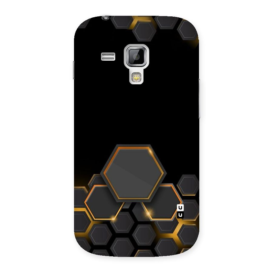 Black Gold Hexa Back Case for Galaxy S Duos