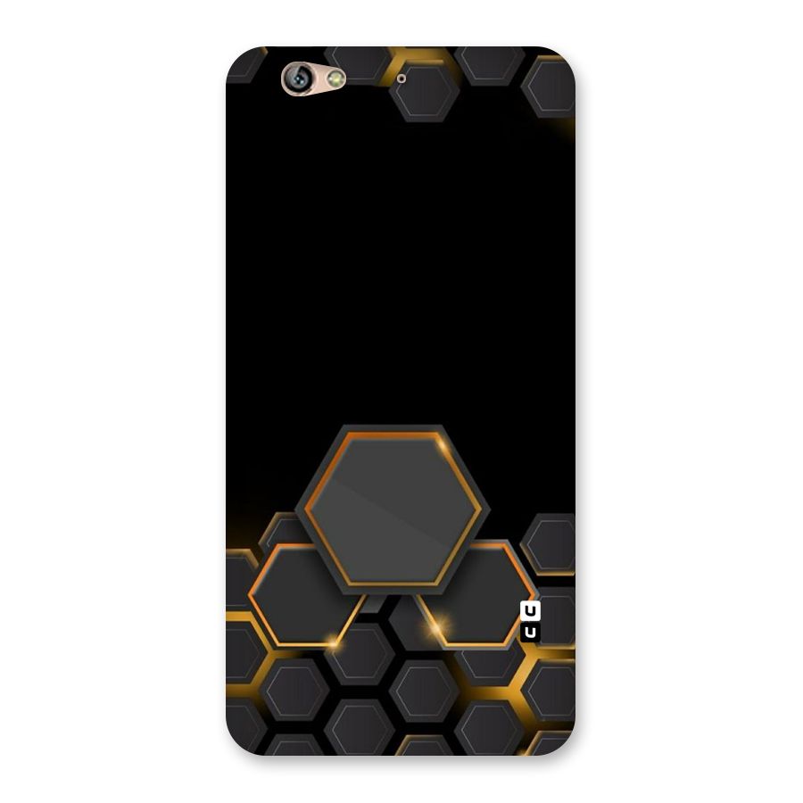 Black Gold Hexa Back Case for Gionee S6