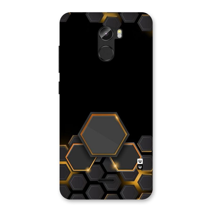 Black Gold Hexa Back Case for Gionee X1