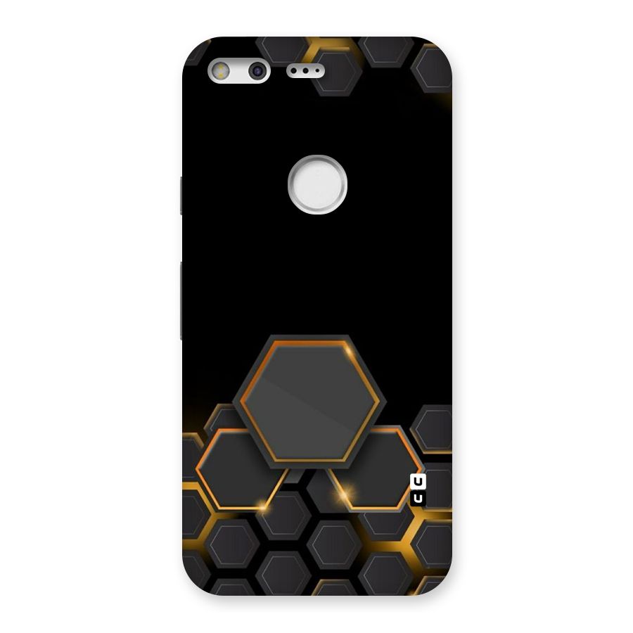 Black Gold Hexa Back Case for Google Pixel