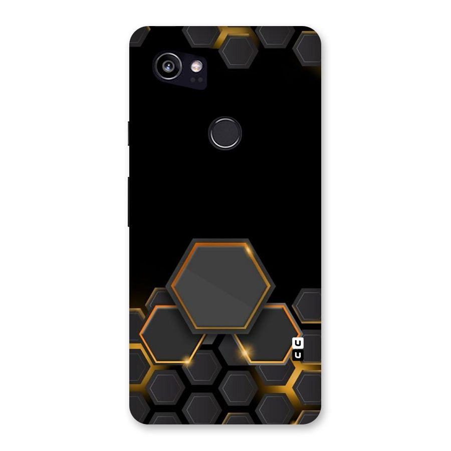Black Gold Hexa Back Case for Google Pixel 2 XL