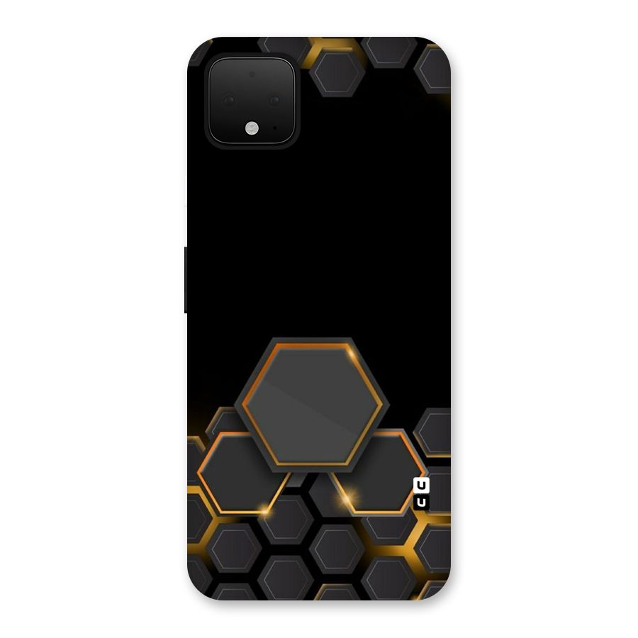 Black Gold Hexa Back Case for Google Pixel 4 XL