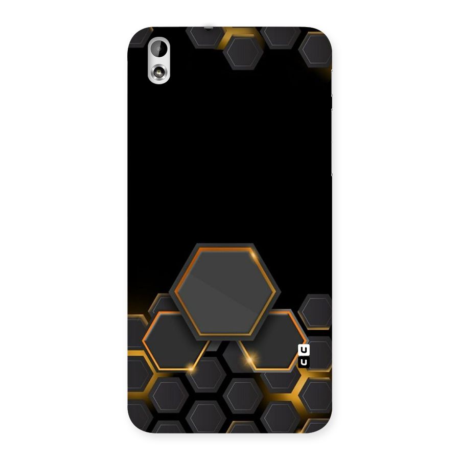Black Gold Hexa Back Case for HTC Desire 816g
