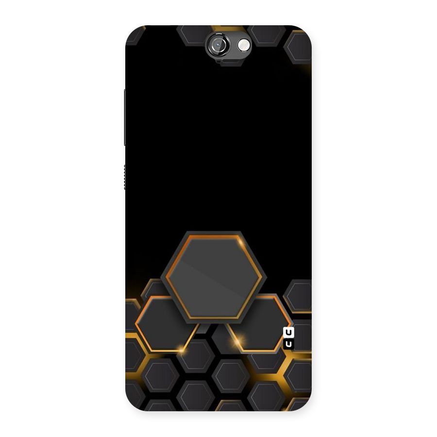 Black Gold Hexa Back Case for HTC One A9
