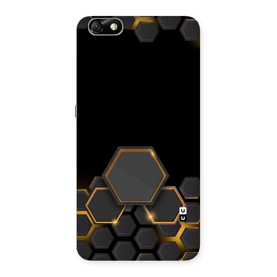 Black Gold Hexa Back Case for Honor 4X