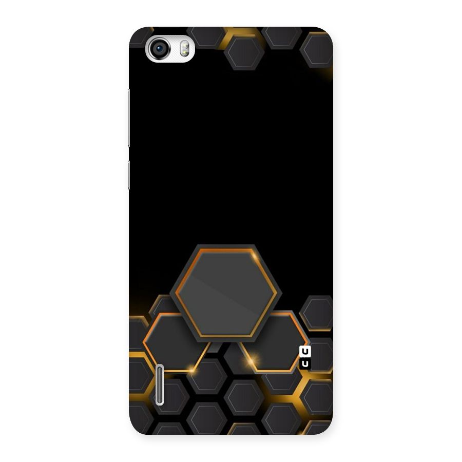 Black Gold Hexa Back Case for Honor 6