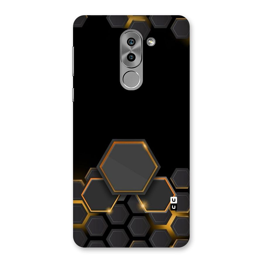 Black Gold Hexa Back Case for Honor 6X