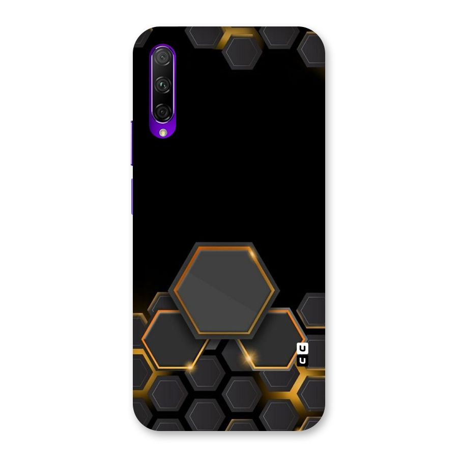 Black Gold Hexa Back Case for Honor 9X Pro