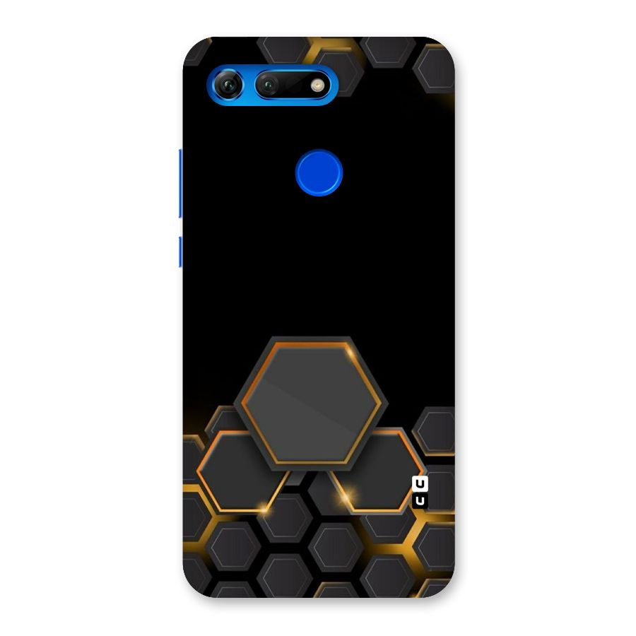 Black Gold Hexa Back Case for Honor View 20