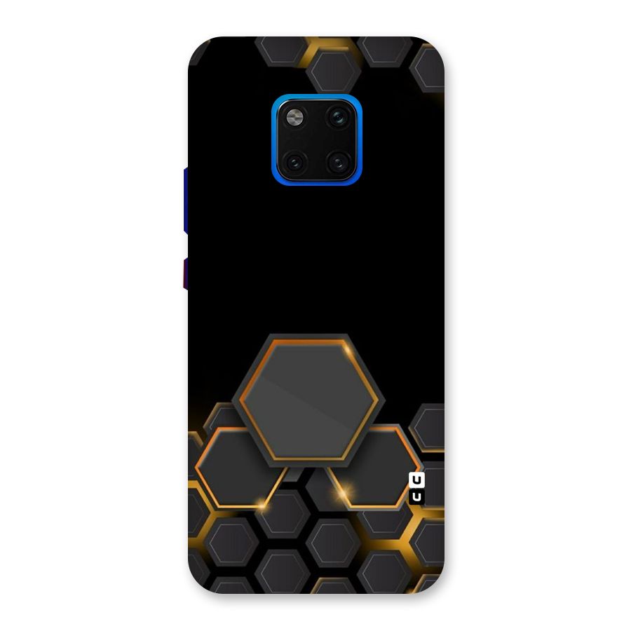 Black Gold Hexa Back Case for Huawei Mate 20 Pro