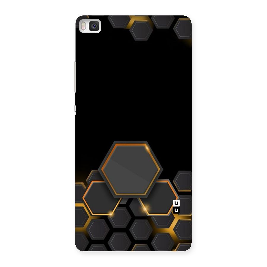 Black Gold Hexa Back Case for Huawei P8